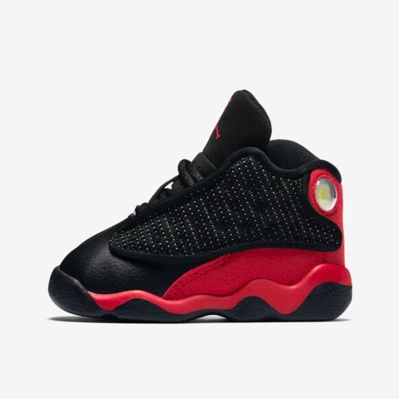 Nike Air Jordan 13 Retro Bred black & red lace up sneakers toddler shoe size 7 - Picture 1 of 10